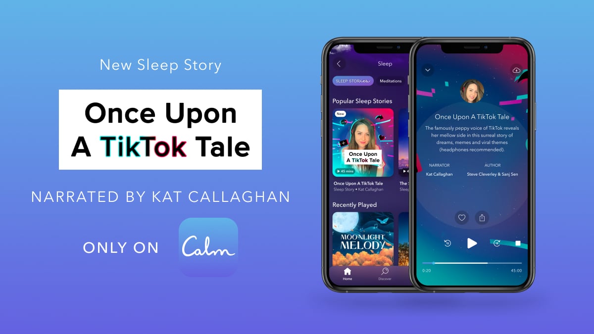 Η Kat Callaghan του TikTok αφηγείται μια ιστορία ήρεμου ύπνου
