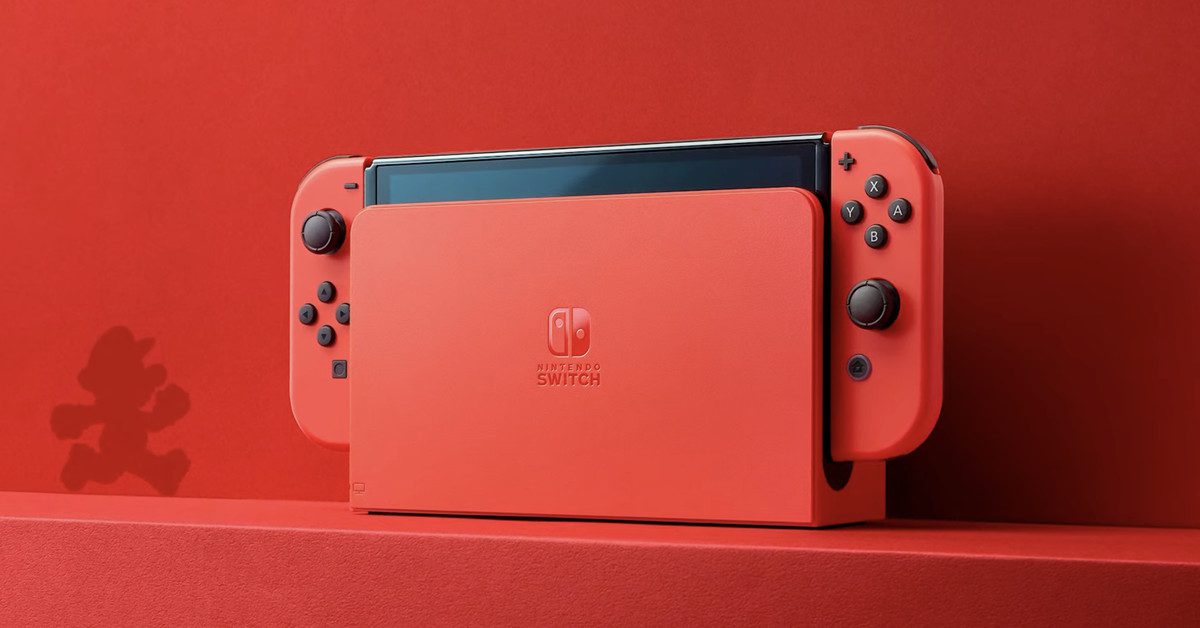 Η Nintendo φτιάχνει ένα έντονο κόκκινο Switch OLED για τον Mario Wonder
