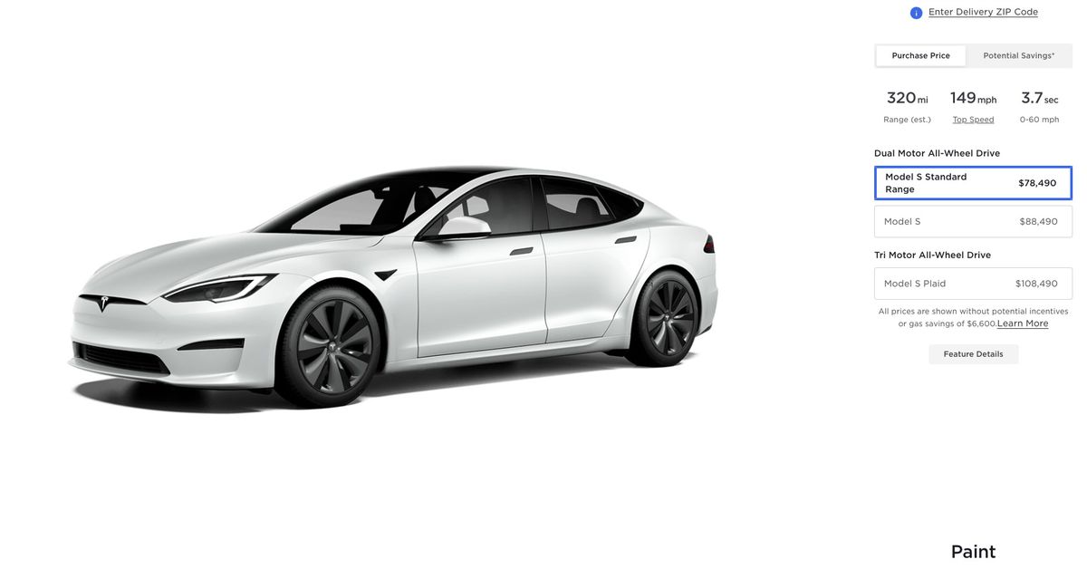 Η Tesla επαναφέρει πιο προσιτές εκδόσεις «Standard Range» των Model S και X
