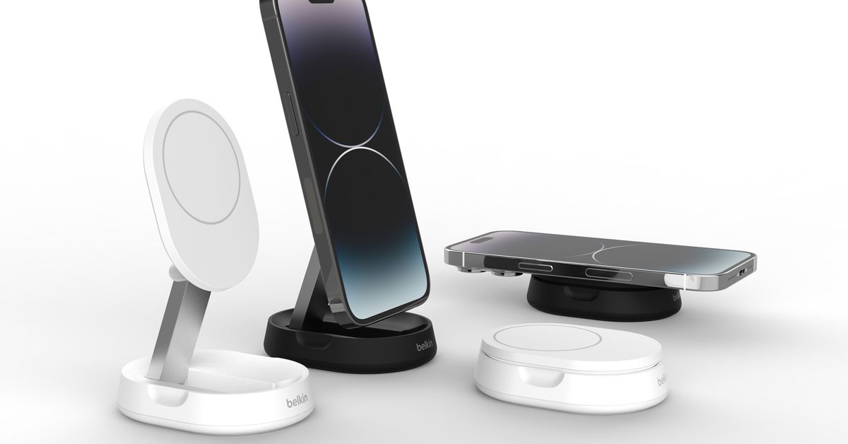 Ο μετατρέψιμος ασύρματος φορτιστής της Belkin υποστηρίζει το νέο πρότυπο ενισχυμένο με μαγνήτη Qi2
