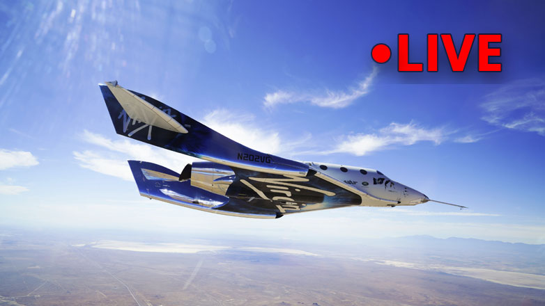 Παρακολουθήστε live την πτήση διαστημικού τουρισμού της Virgin Galactic