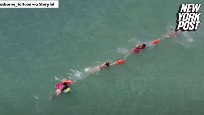 Συγκλονιστική διάσωση στη Φλόριντα καταγράφηκε από το drone