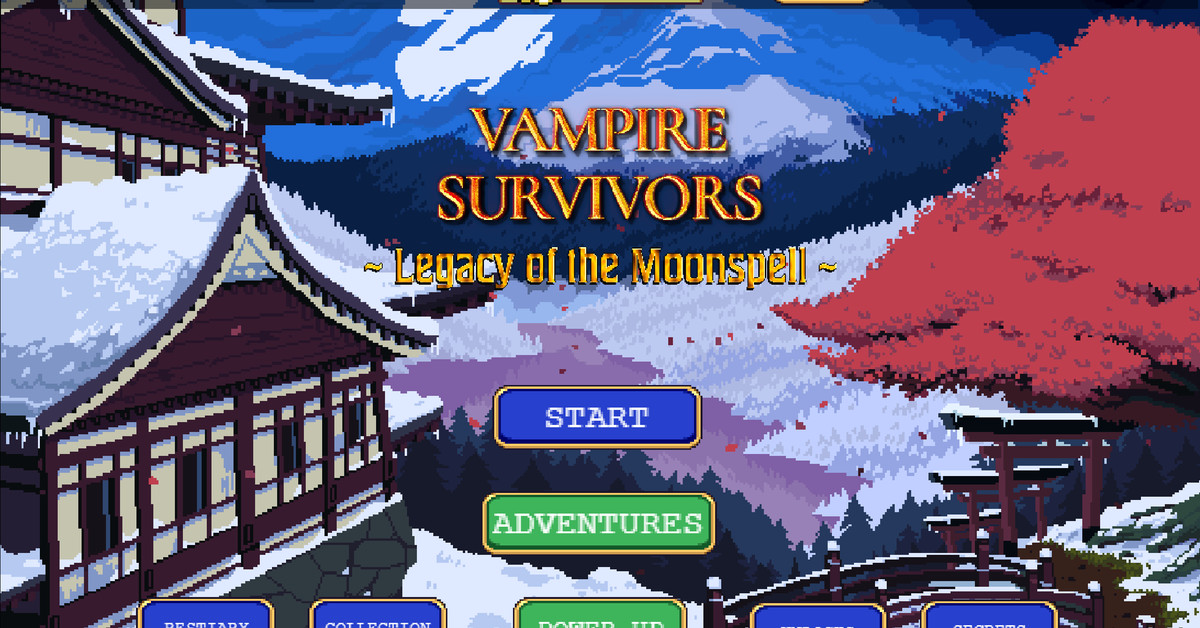 Το Vampire Survivors θα μπορούσε να έχει cross-saves και λειτουργία 'adventures'
