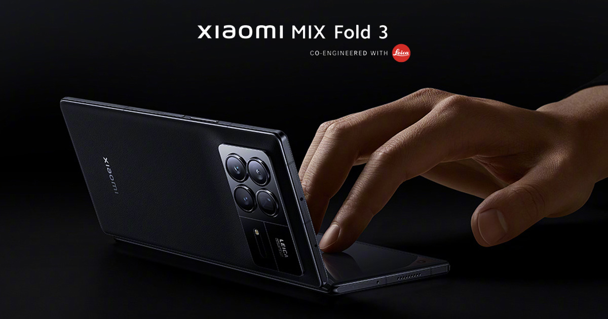 Το Xiaomi MIX Fold 3 είναι εδώ: Μεντεσέ νέας γενιάς, έως 4 κάμερες Leica, δύο οθόνες OLED 120 Hz και πάχος μόλις 5,26 mm!

