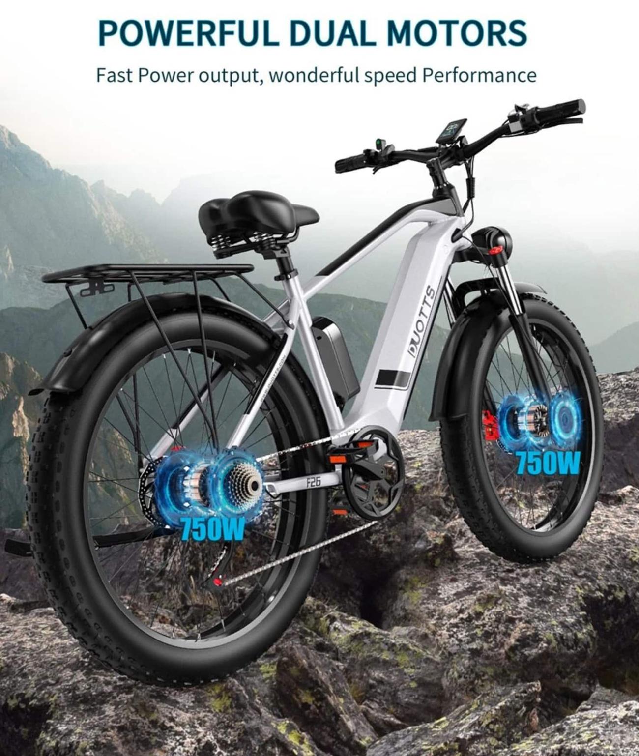 ηλεκτρικό ποδήλατο DUOTTS F26, Το μέλλον της ηλεκτρικής ποδηλασίας: Μια ματιά στο ηλεκτρικό ποδήλατο DUOTTS F26