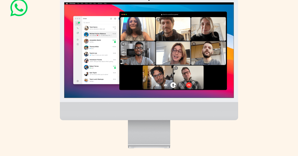 Το νέο WhatsApp για Mac προσθέτει ομαδικές κλήσεις βίντεο και ήχου
