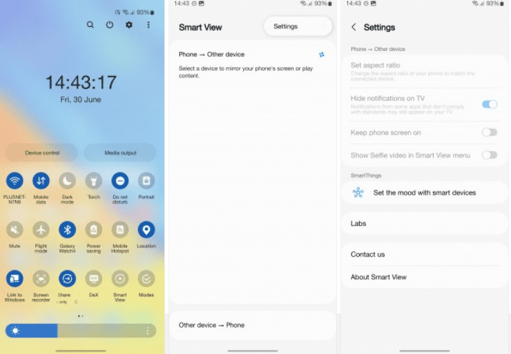 Τώρα screen mirroring Samsung σε τηλεοράσεις Chromecast και Android