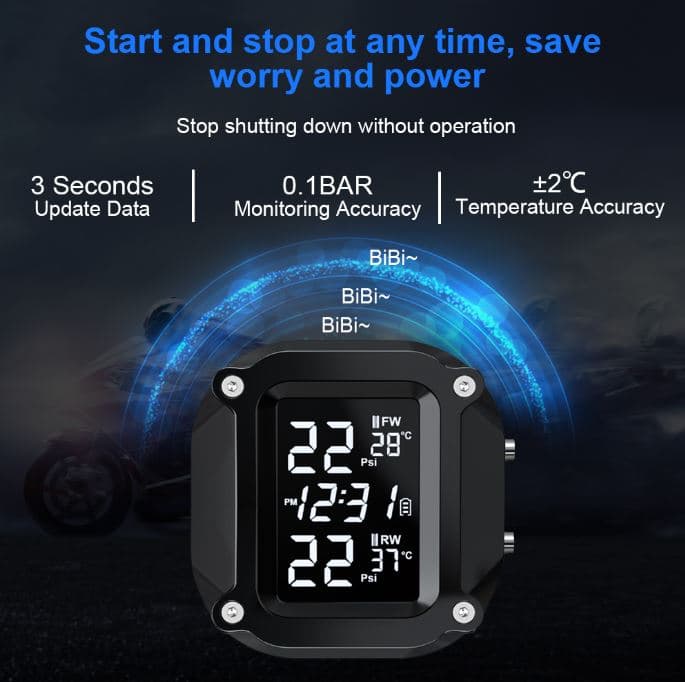 , Αυξήστε την ενεργητική σας ασφάλεια πάνω στη μηχανή, με το ασύρματο σύστημα ελέγχου πίεσης ελαστικών (TMPS) στα 17,9€!!, TechWar.gr