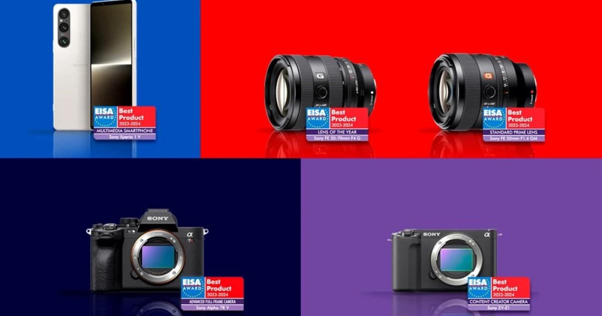 5 βραβεία EISA, συμπεριλαμβανομένων των Xperia 1 V και Alpha 7R V
