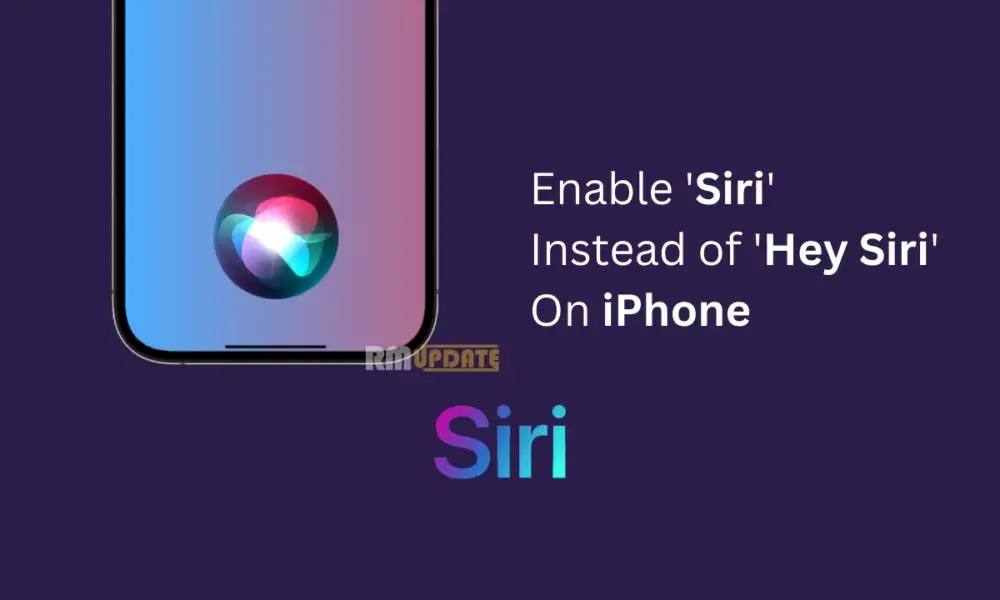 Πώς να ενεργοποιήσετε το "Siri" αντί του "Hey Siri" στο iPhone
