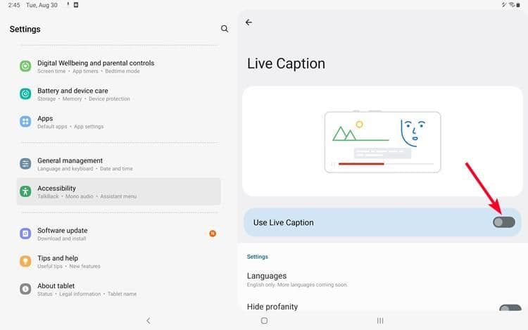 , Πώς να ενεργοποιήσετε τους υπότιτλους και τους ζωντανούς υπότιτλους στις συσκευές Samsung, TechWar.gr
