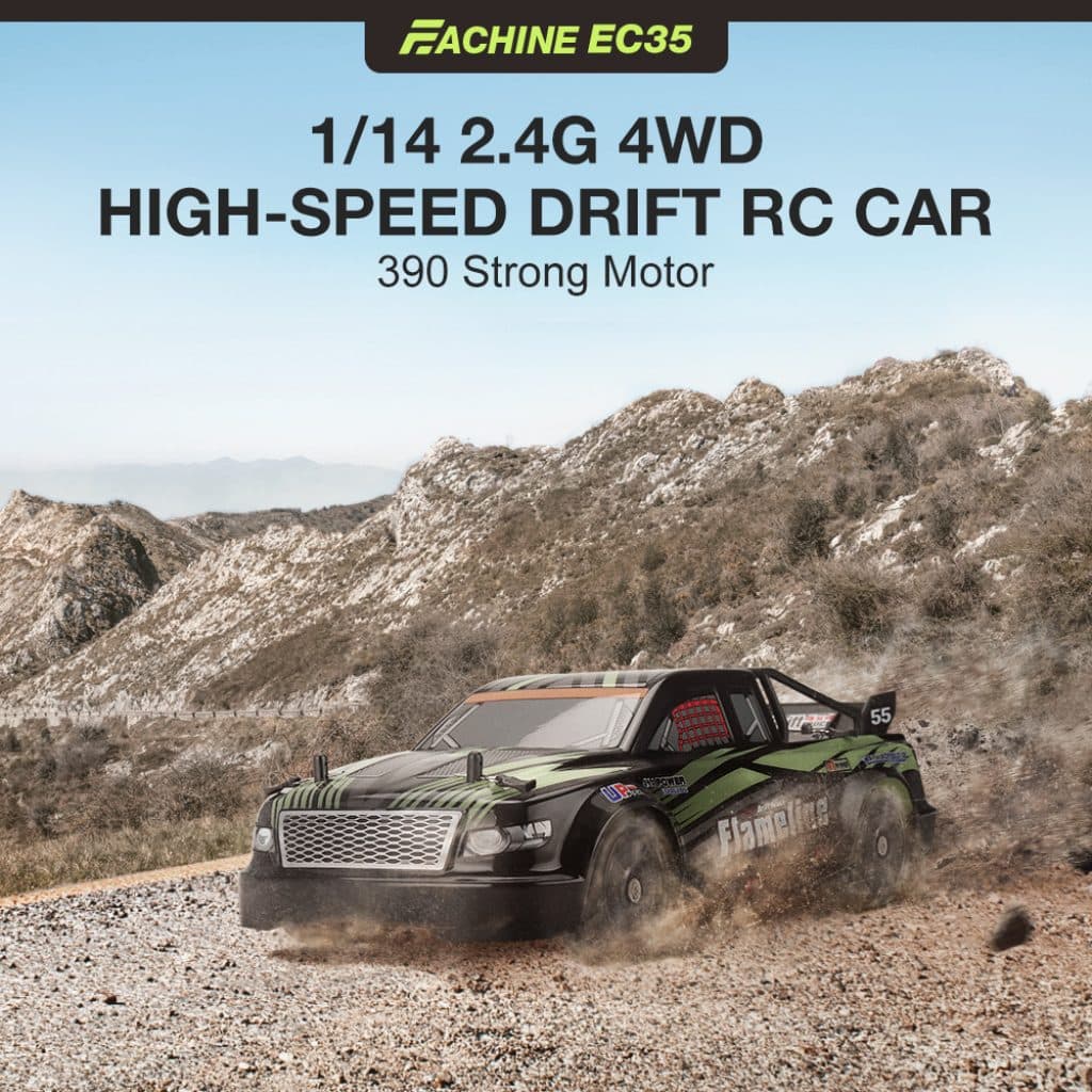 , [#Ιστορικό_Χαμηλό] Eachine EC35 Flameline : Δαιμονισμένο Drift RC Car, με τελική 30km/h και κίνηση στους τέσσερις τροχούς!, TechWar.gr