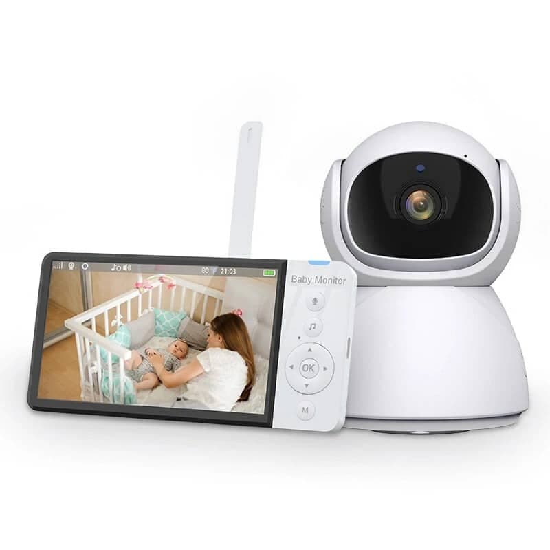 ABM700 : Baby Monitor με οθόνη 5", περιστρεφόμενη κάμερα και ενσωματωμένα νανουρισματα, στα 64.9€!