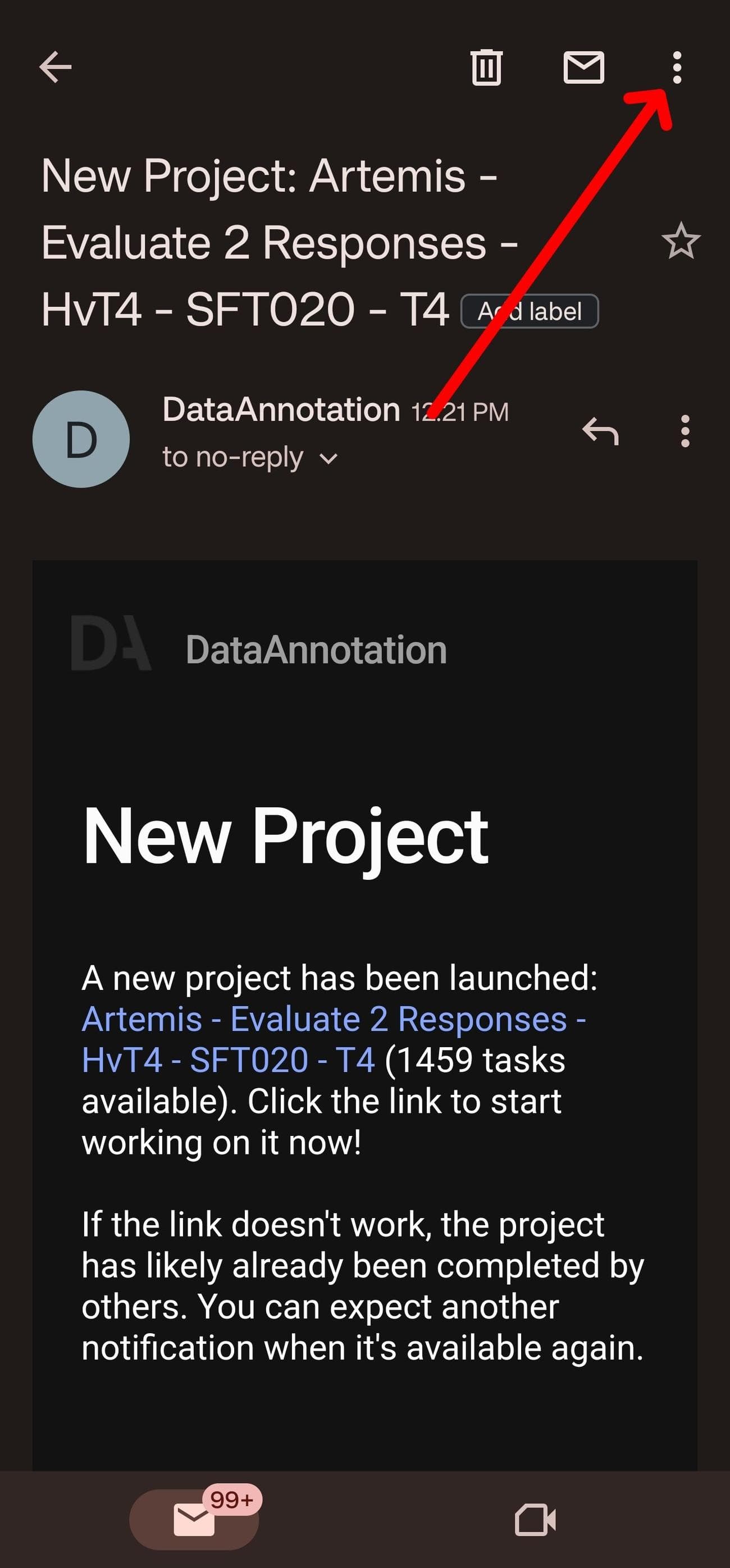 Κάντε κλικ στα τρία κουμπιά στην επάνω δεξιά γωνία για πρόσθετες επιλογές.