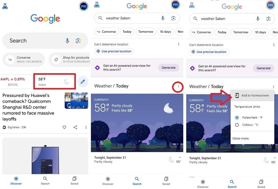 , Νέα διεπαφή χρήστη Google Weather εντοπίστηκε σε τηλέφωνα Pixel και Galaxy, TechWar.gr