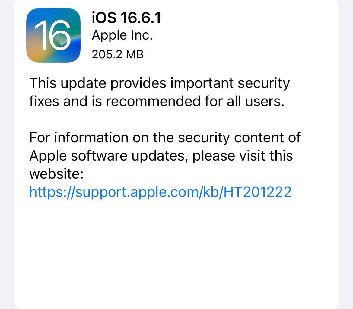 , Δείτε πόσο χρόνο διαρκεί η ενημέρωση του iOS 16.6.1, TechWar.gr