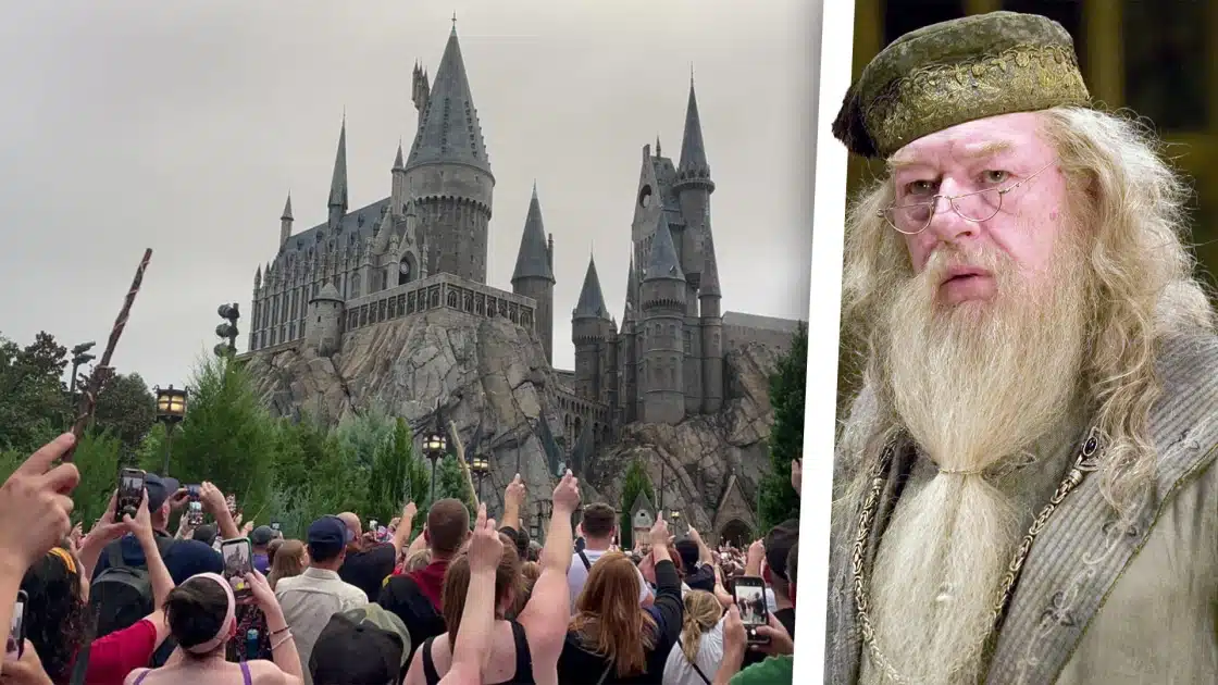 ΒΙΝΤΕΟ: Εκατοντάδες fans του Χάρι Πότερ σήκωσαν τα ραβδιά τους στη μνήμη του Michael Gambon