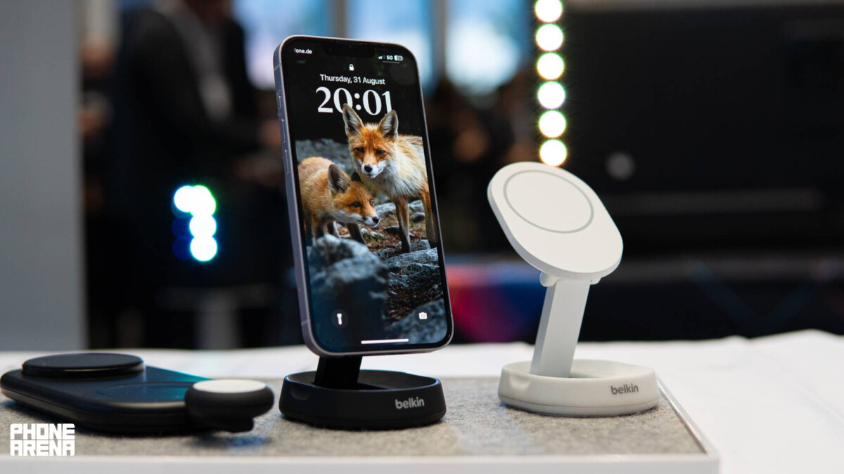 Belkin is showing off MagSafe-like magnetic Qi2 wireless chargers