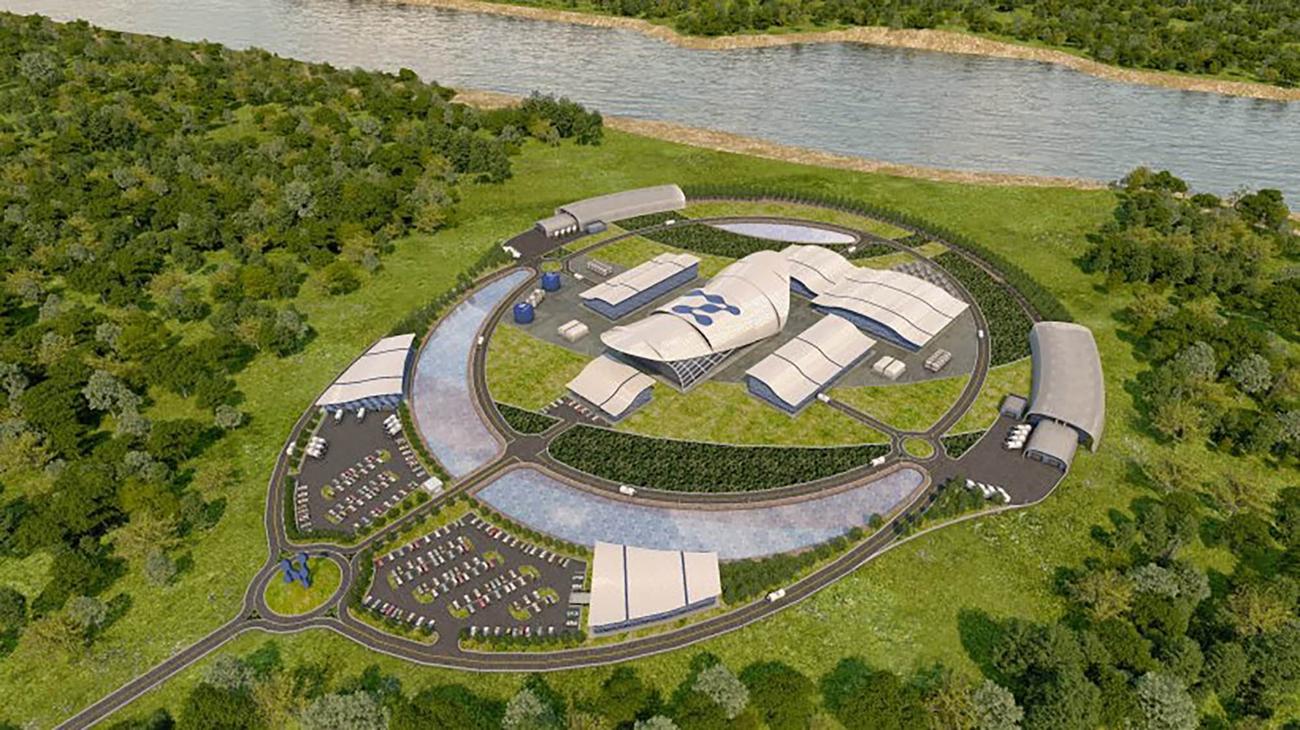 The NuScale VOYGR™ SMR power plant. The first NRC certified U.S. small modular reactor design. It hopes to be operational by 2029. 