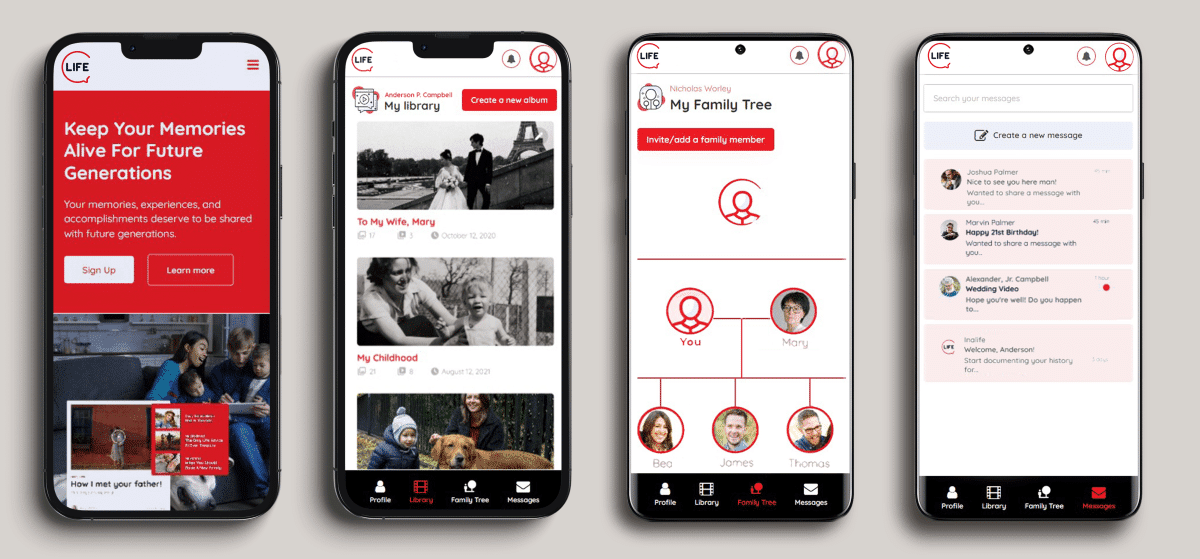 Η ψηφιακή πλατφόρμα παλαιού τύπου της Inalife σας επιτρέπει να διατηρήσετε τις αναμνήσεις της οικογένειάς σας
