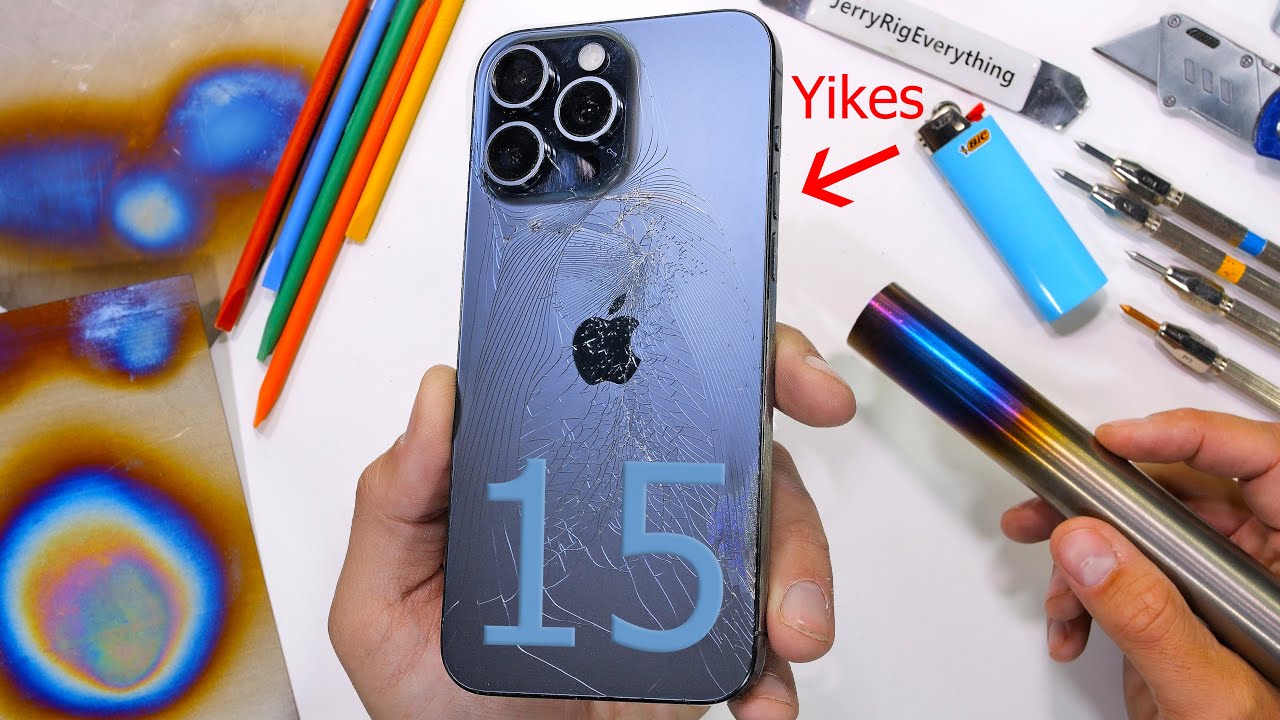 YouTuber Shows How Apple's Decision to Use Titanium in the iPhone 15 Pro Max May Have Backfired