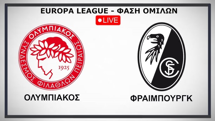ΟΛΥΜΠΙΑΚΟΣ - ΦΡΑΙΜΠΟΥΡΓΚ Live Streaming