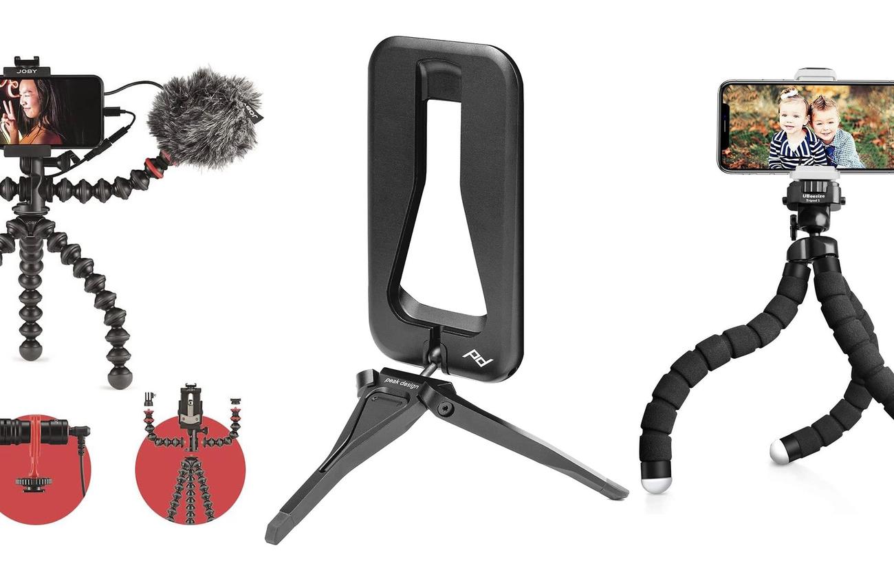 A lineup of the best phone tripods