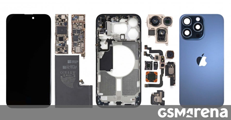 Το teardown του iPhone 15 Pro Max στο iFixit αποκαλύπτει περισσότερα από τα ίδια
