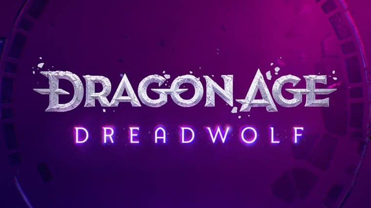 Dragon Age Dreadwolf name on a purple background