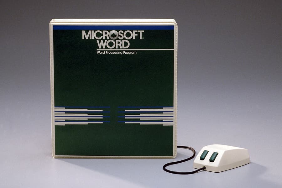 Microsoft word with mouse