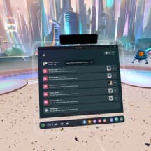 Meta OS UI - Meta Quest 3 review