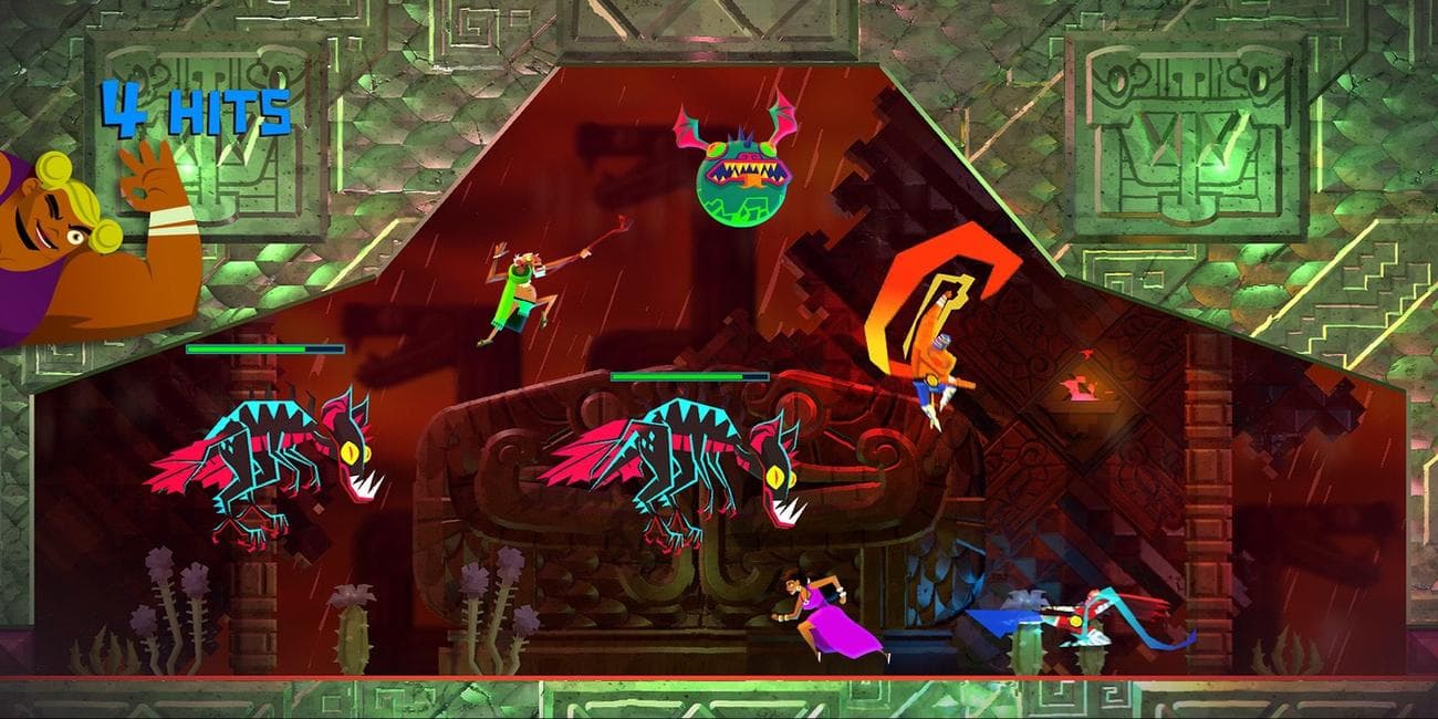 Καταπολέμηση εχθρών στο Guacamelee 2