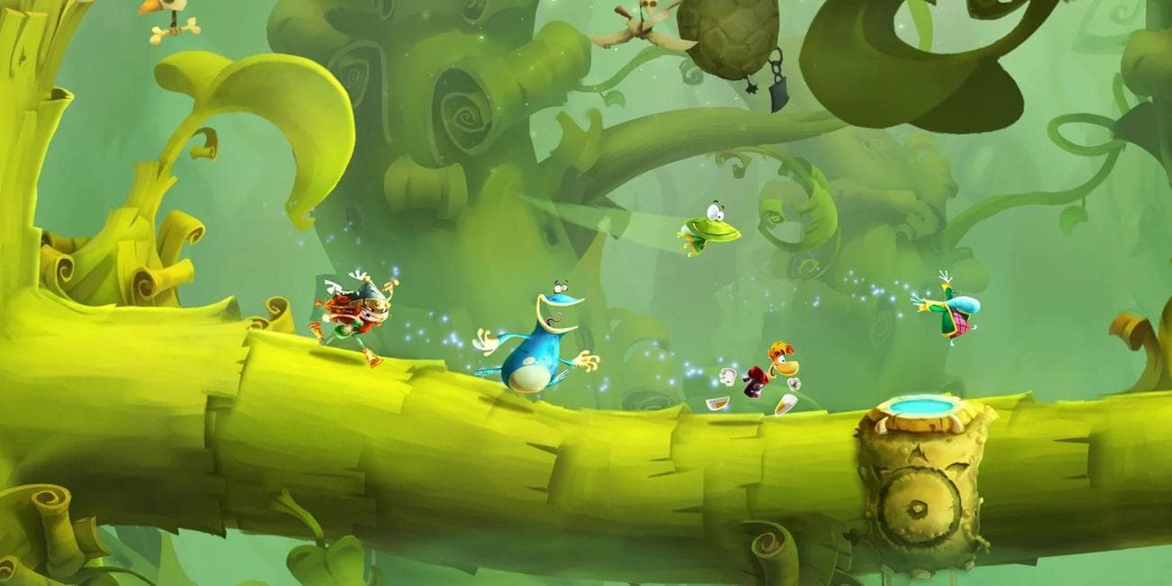 Εξερευνώντας ένα επίπεδο στο Rayman Legends