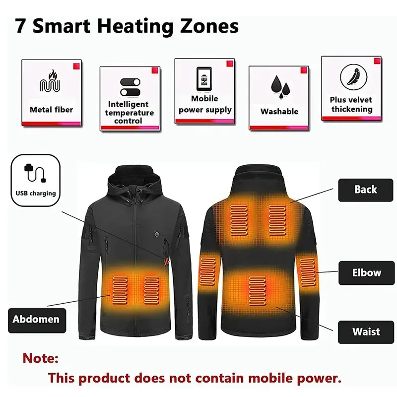 , Tengoo HJ-07A : Θερμαινόμενο αδιάβροχο Jacket, σε έξι μεγέθη με 47.5€ τελική τιμή!, TechWar.GR