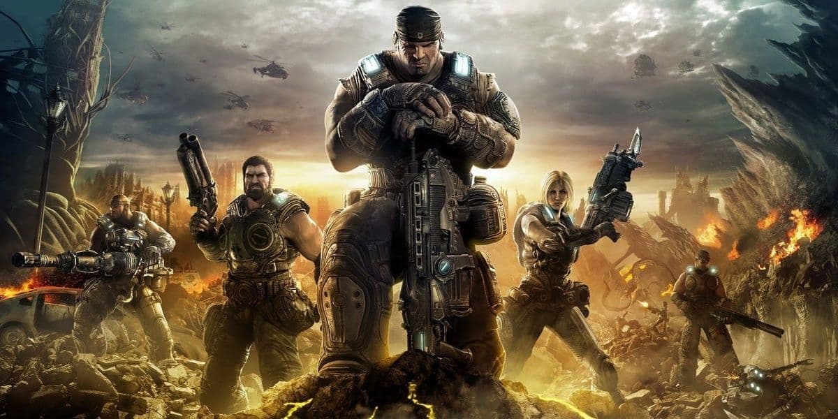 gears of war 5 characters looking at the camera 