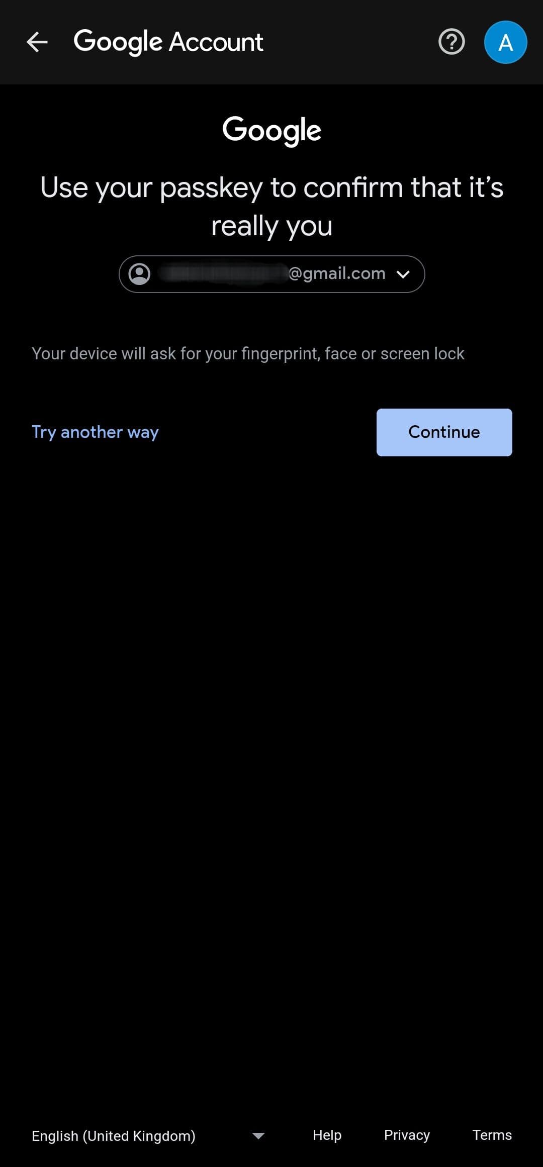 Διαδικασία επαλήθευσης συσκευής της Google