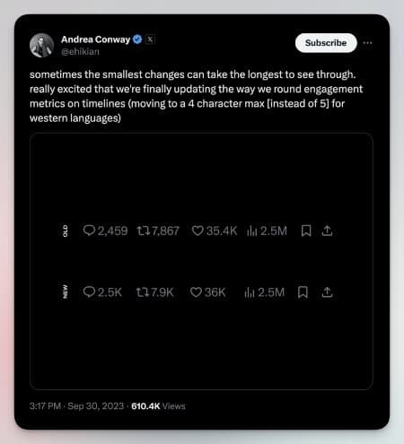 , Ο Έλον Μασκ σχεδιάζει να αφαιρέσει τα πλήθη των likes και των αναδημοσιεύσεων από το κύριο timeline του X, TechWar.gr