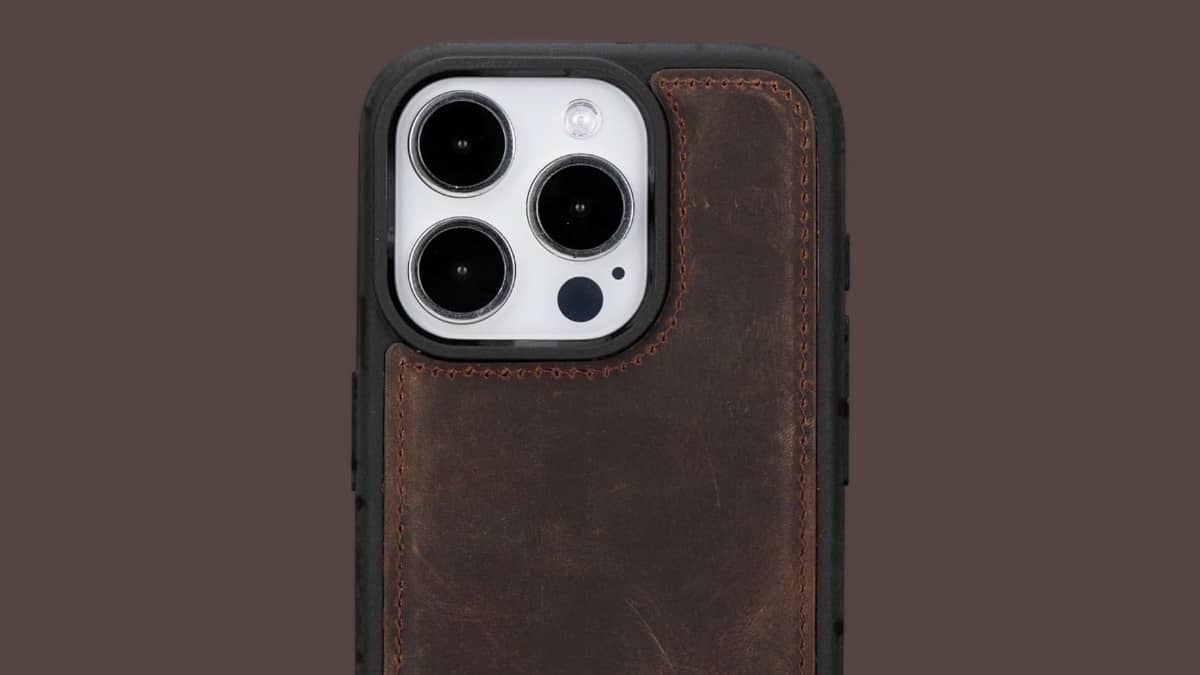 Top leather cases for 6.1-inch iPhone 15 Pro.