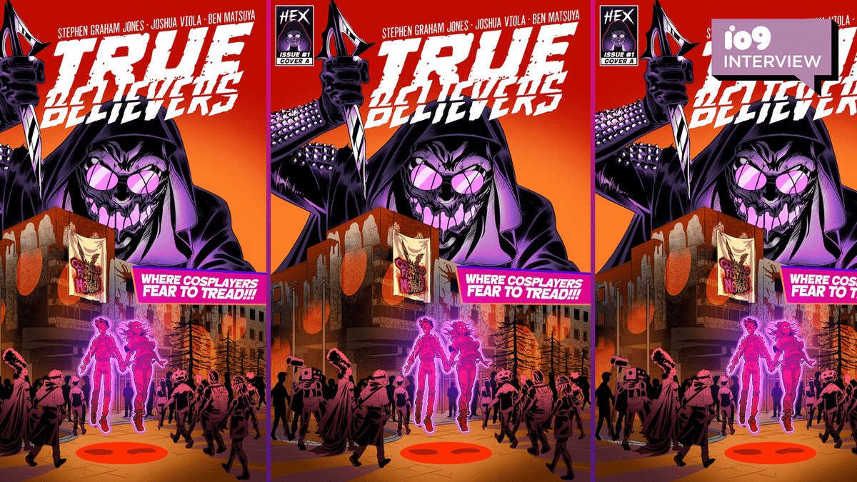 Ο συγγραφέας τρόμου Stephen Graham Jones γράφοντας το πρώτο του κόμικ
