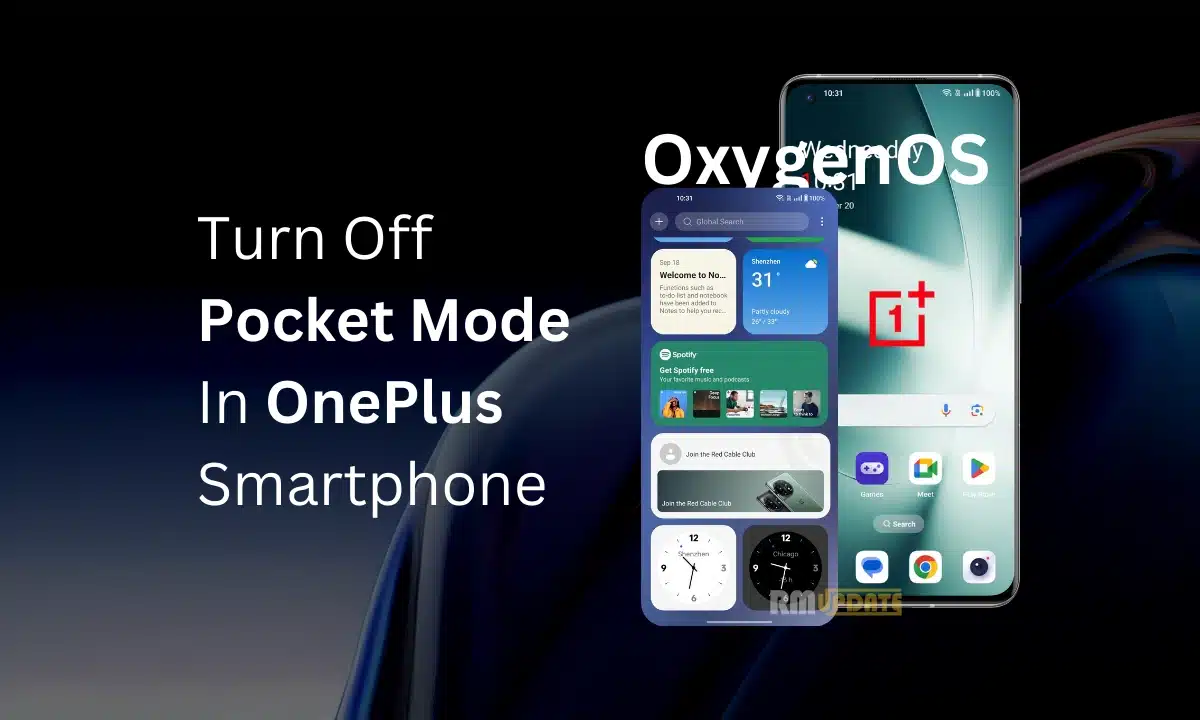 Πώς να απενεργοποιήσετε τη λειτουργία τσέπης σε ένα smartphone OnePlus;