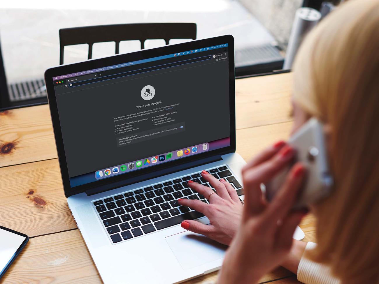 Google Chrome on incognito mode