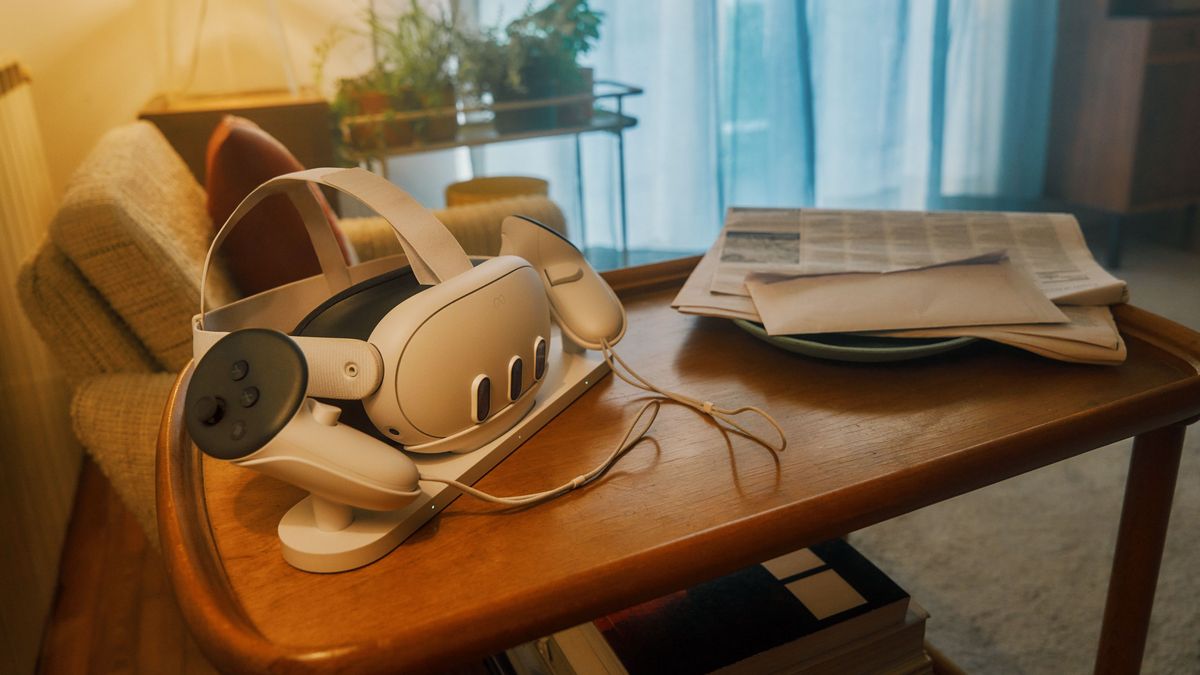 The Meta Quest 3 in action