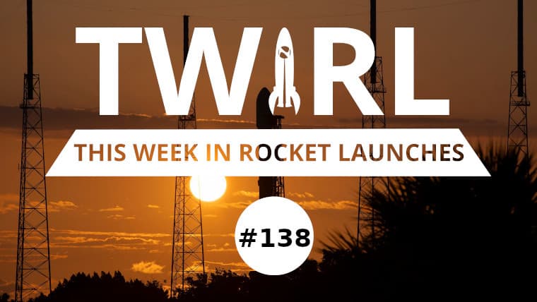 The TWIRL logo in front of the Falcon 9