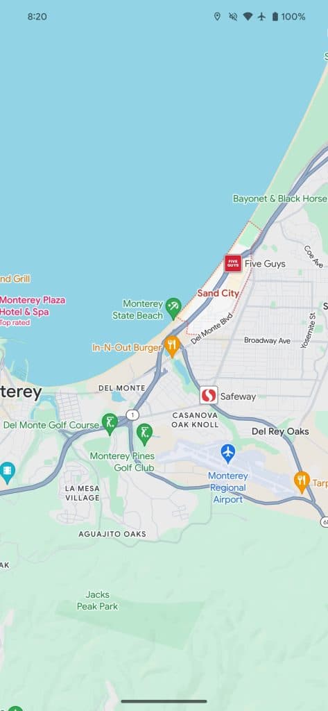 Χρώματα των Χαρτών Google