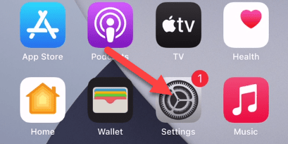 Ανοιξε το "Ρυθμίσεις" εφαρμογή.