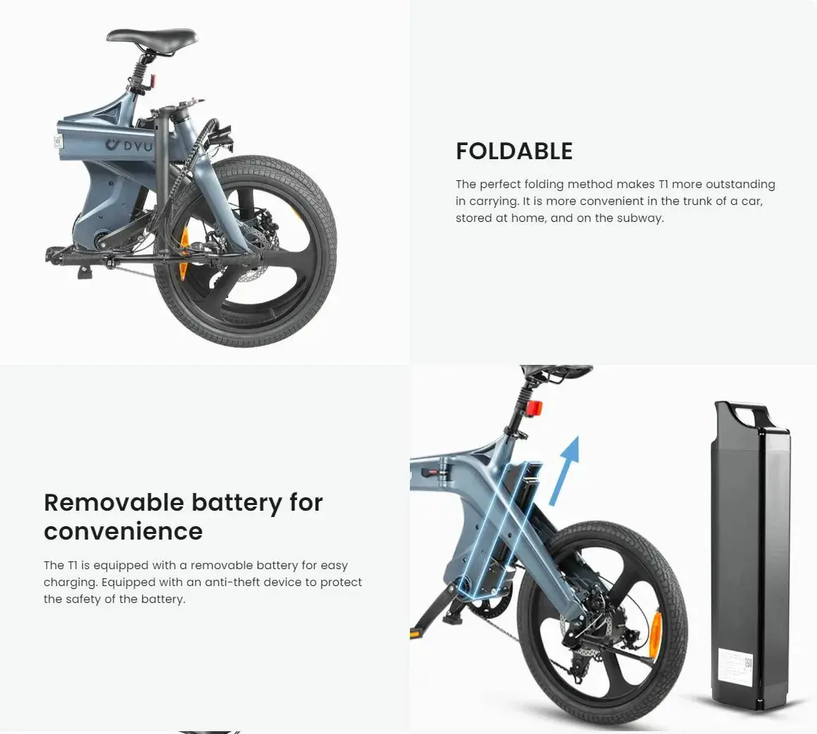 DYU T1 : Ένα πολύ ιδιαίτερο E-Bike πόλης, με μοτέρ 250W, ταχύτητες και τριάκτινες ζάντες 20" στα 779€!, DYU T1 : Ένα πολύ ιδιαίτερο E-Bike πόλης, με μοτέρ 250W, ταχύτητες και τριάκτινες ζάντες 20″ στα 779€!, TechWar.gr