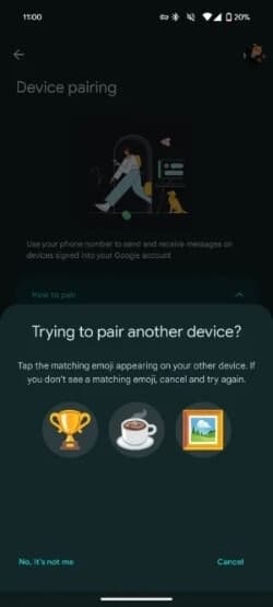 , Η σύζευξη των Μηνυμάτων Google στον ιστό γίνεται πιο εύκολη με τη σύζευξη βάσει λογαριασμού, TechWar.gr