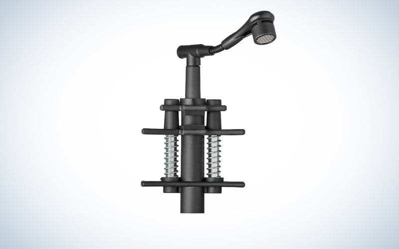 Beyerdynamic TG D58 clip on mic on a white gradient