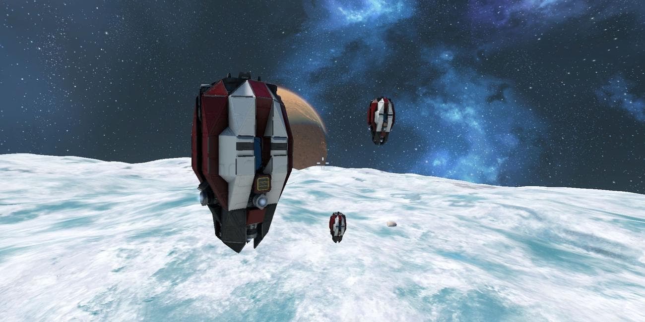 auto drop pod στο Space Engineers