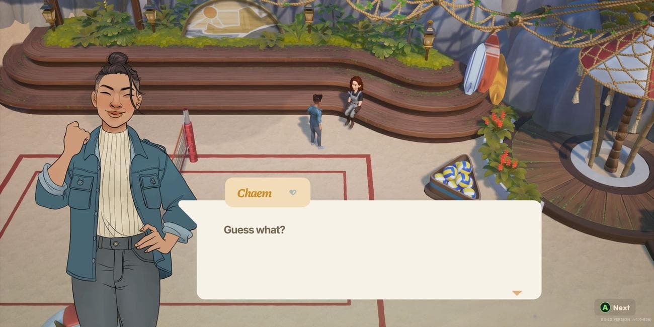 Chaem στην παραλία στο Coral Island